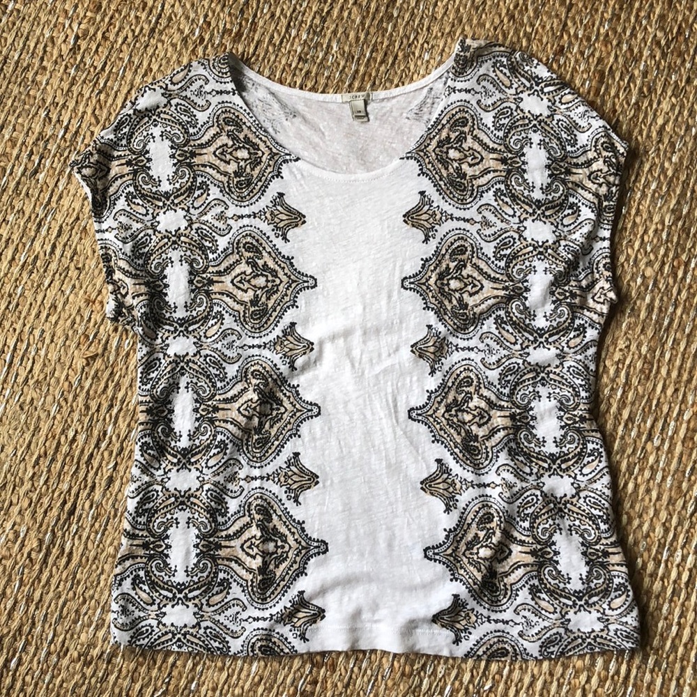 Jcrew linen tee